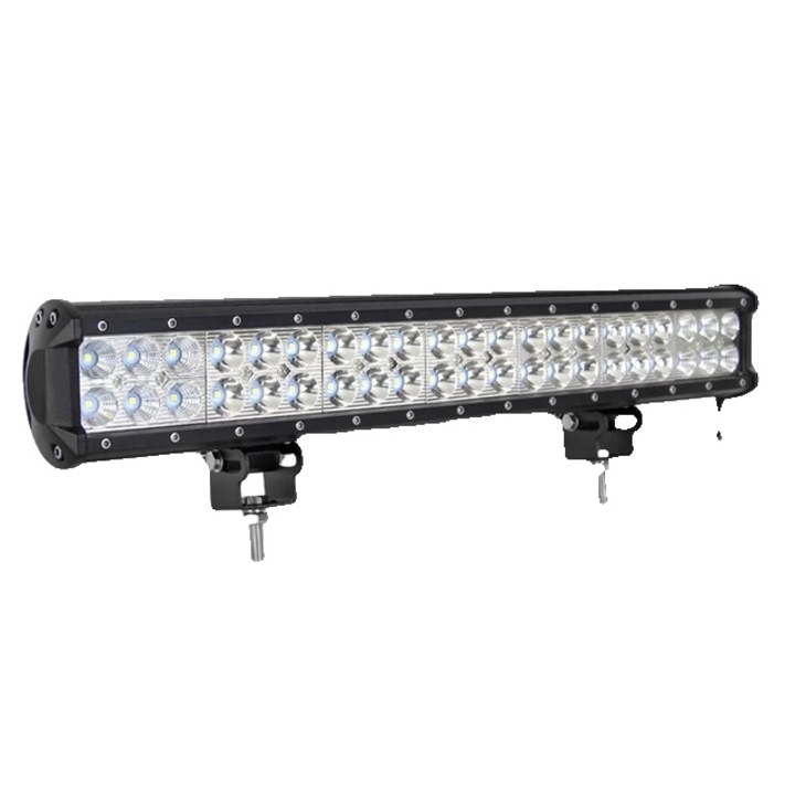Bara de lumina LED, Proiectoare pentru autovehicule, 10x-1200x magnificare, fara cablu, 1x126W, multicolor, dimensiuni variabile