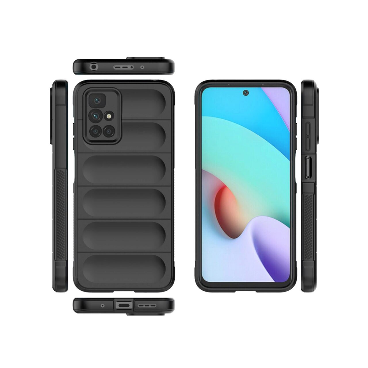 Husa pentru Xiaomi Redmi 10 / Redmi 10 2022 - Techsuit Magic Shield - Black