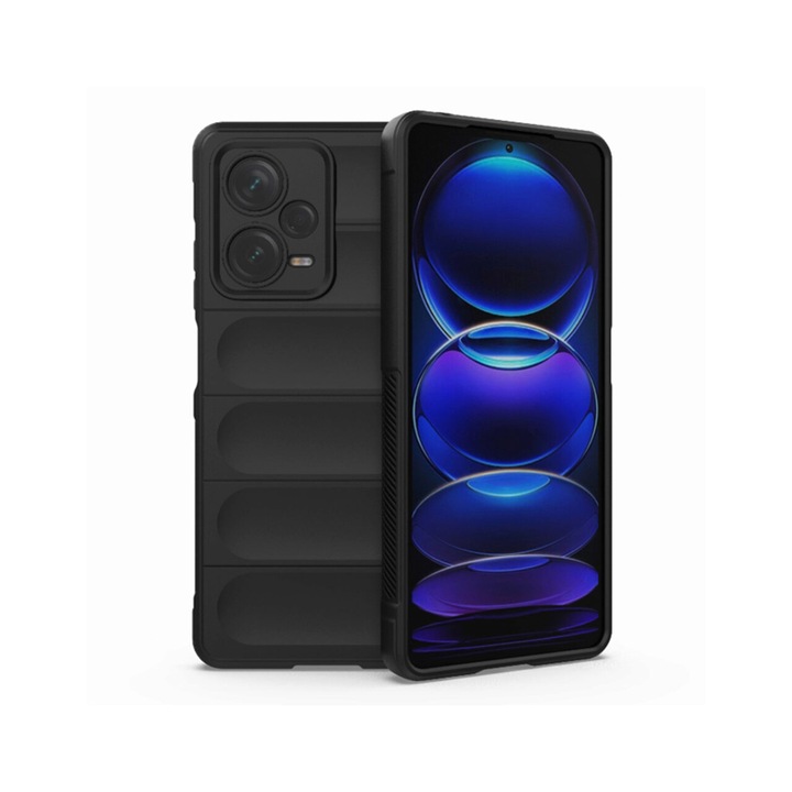 Xiaomi Redmi Note 12 Pro 5G telefontok, Techsuit, Magic Shield, fekete