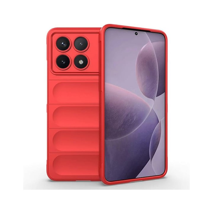 Кейс за Xiaomi Poco X6 Pro Techsuit Magic Shield Red