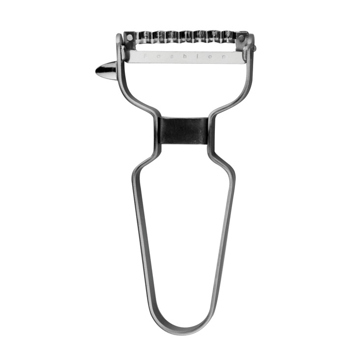 Резачка за зеленчуци на лентички HORECANO, Метална, Сив, 034