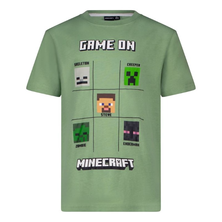 Minecraft Gyerek póló, Zöld, Zöld
