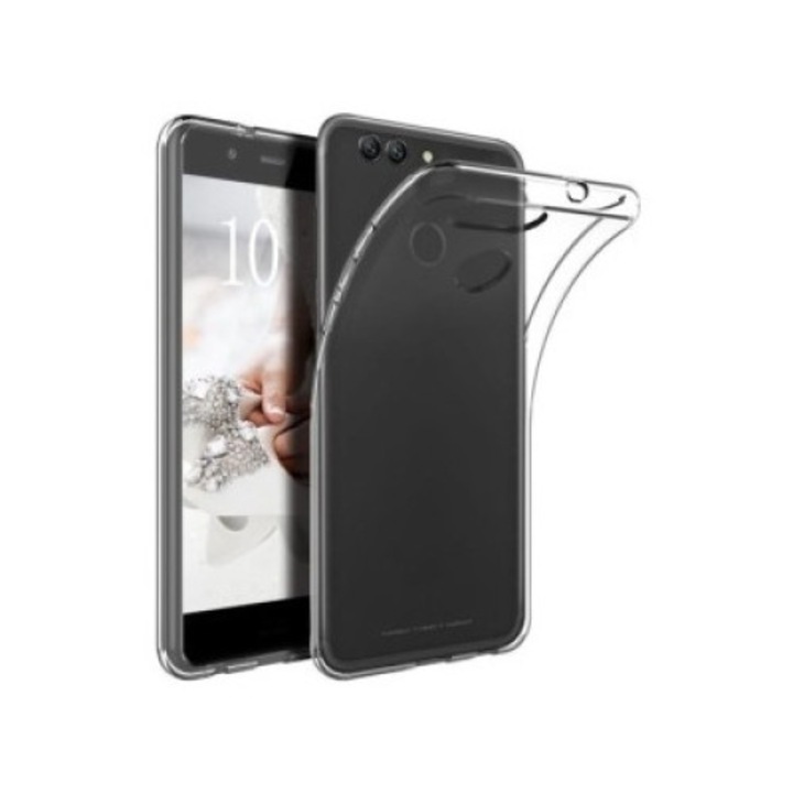 Силиконов калъф Omni за HUAWEI Nova 2 Plus, Прозрачен