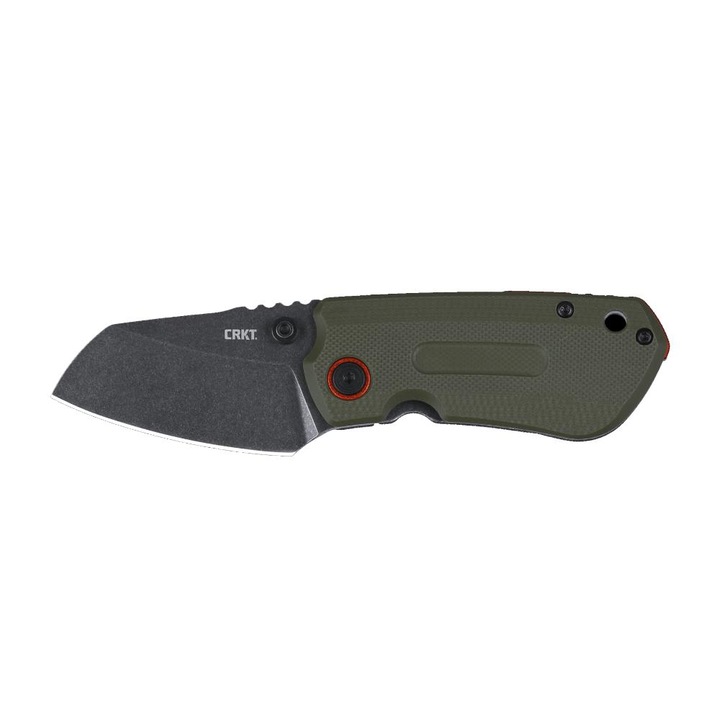Briceag compact, Columbia River Knife and Tool, otel, clema de buzunar, negru/verde