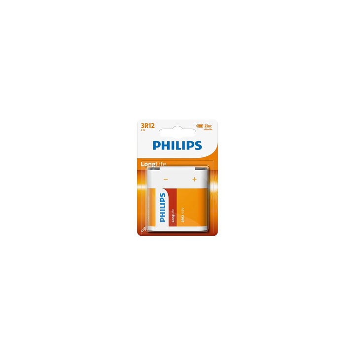 Philips Longlife батерия, 4,5 V, 3R12