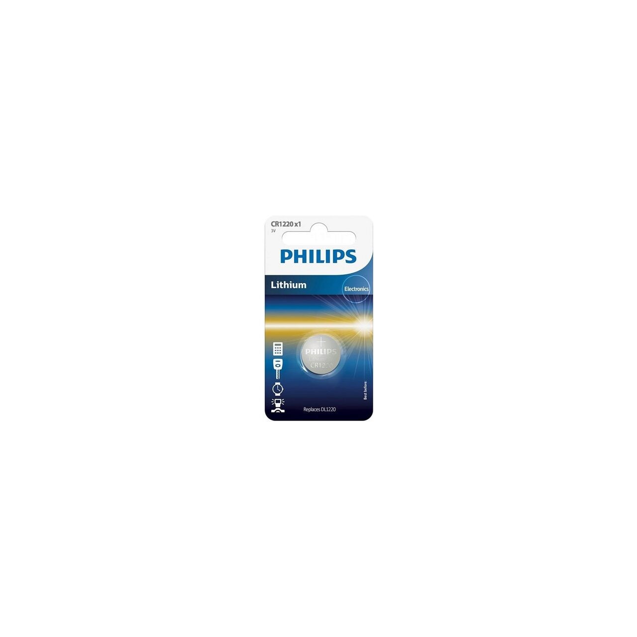 Литиева батерия Philips CR1220 - eMAG.bg