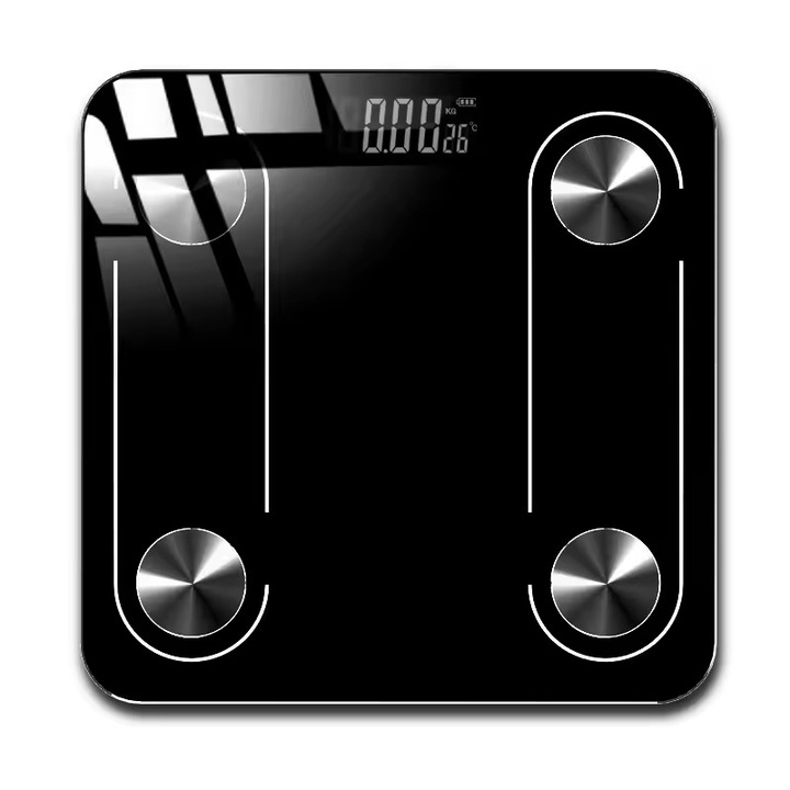 Смарт везна за диагностика на тялото, Bluetooth връзка, приложение за проследяване на фитнес, откриване на температура