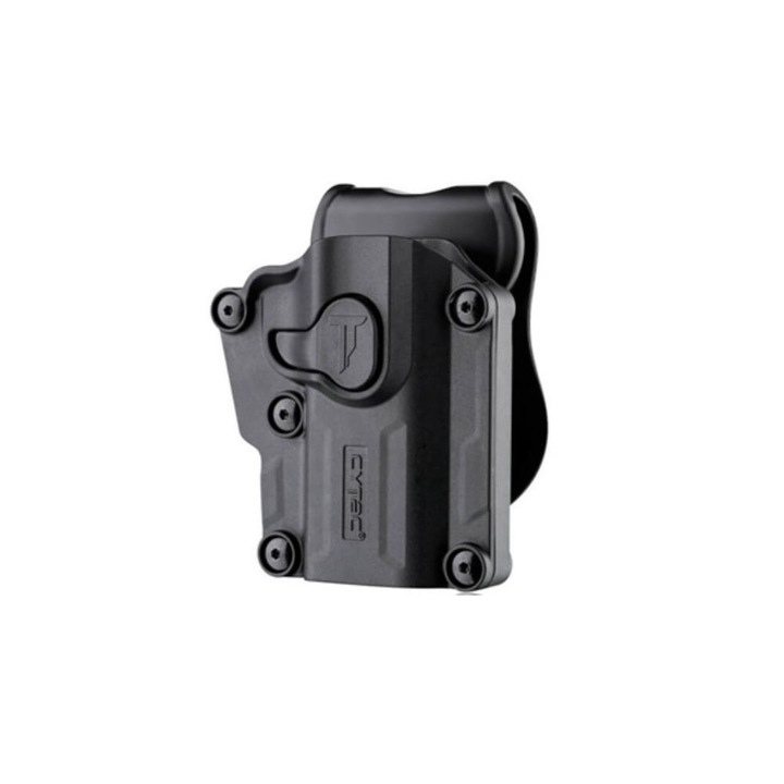 Toc pentru pistol, CYTAC, Universal, polimer rezistent, sistem eliberare rapida, negru