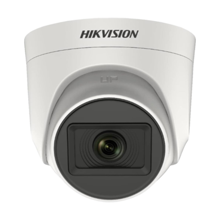 Камера Аналогова 5MP, обектив 2.8mm, IR 20m, AHD, TVI, CVI, CVBS, Mic - HIKVISION DS-2CE76H0T-ITPFS-2.8mm