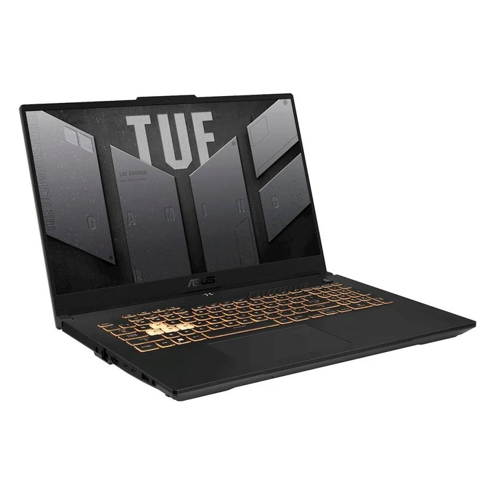 Лаптоп ASUS TUF Gaming F17 FX707ZC4-HX049, FX707ZC4-HX049.32GB, 17.3", Intel Core i5-12500H (12-ядрен), NVIDIA GeForce RTX 3050 (4GB GDDR6), 32 GB 3200 MHz DDR4, Черен