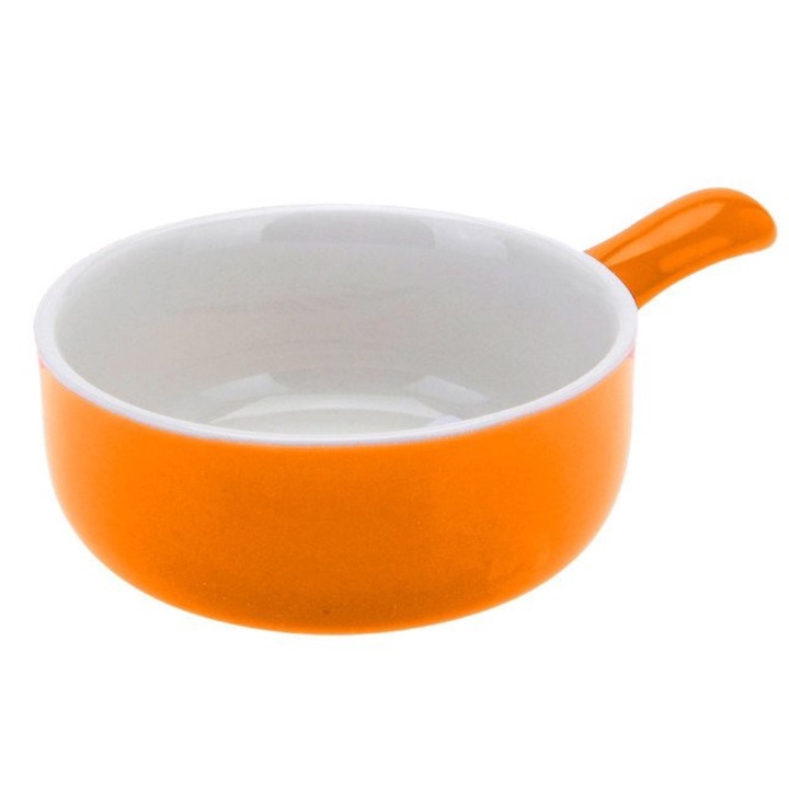 Vas din ceramica, Rosu, 70 ml, EH Excellent Houseware - portocaliu