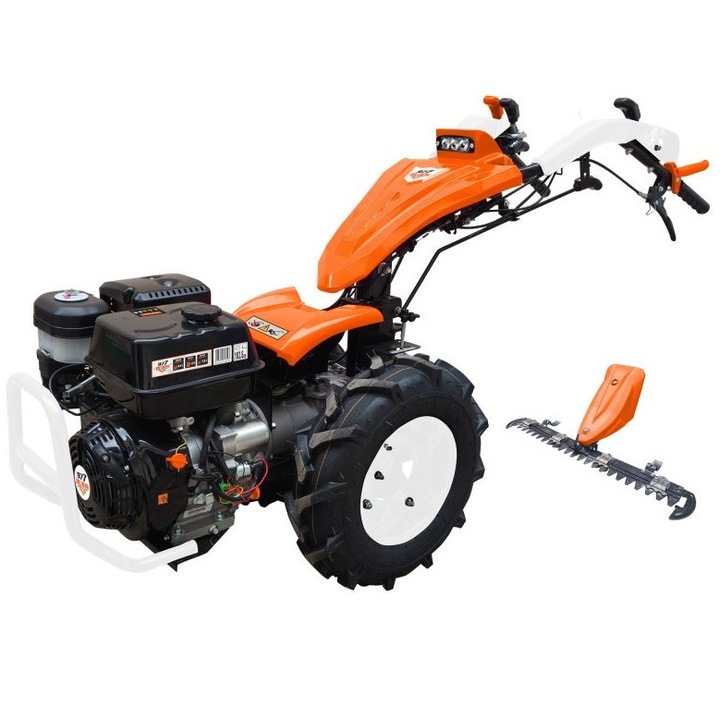 Motocultivator Ruris 977C, lama de cosit C977, 16 CP, latime 1170 mm
