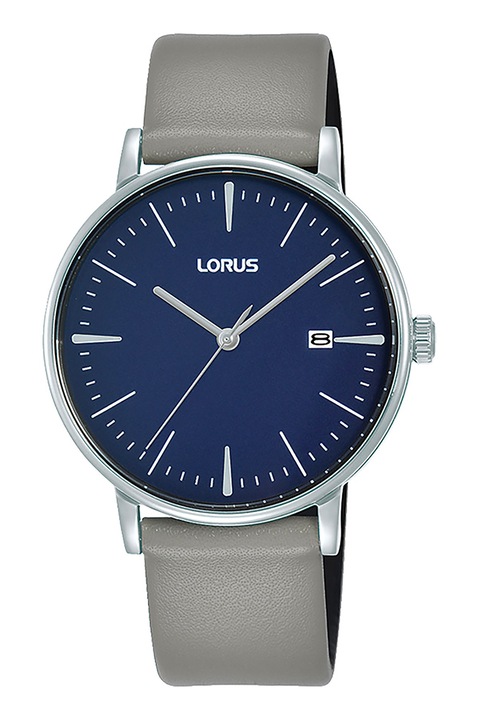 Lorus, Унисекс кварцов часовник от неръждаема стомана, Сив