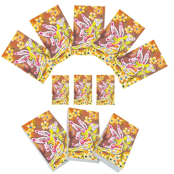 Set carnetele de buzunar Darul zanei 10 + 1, 100 foi albe, 5 x 8 cm