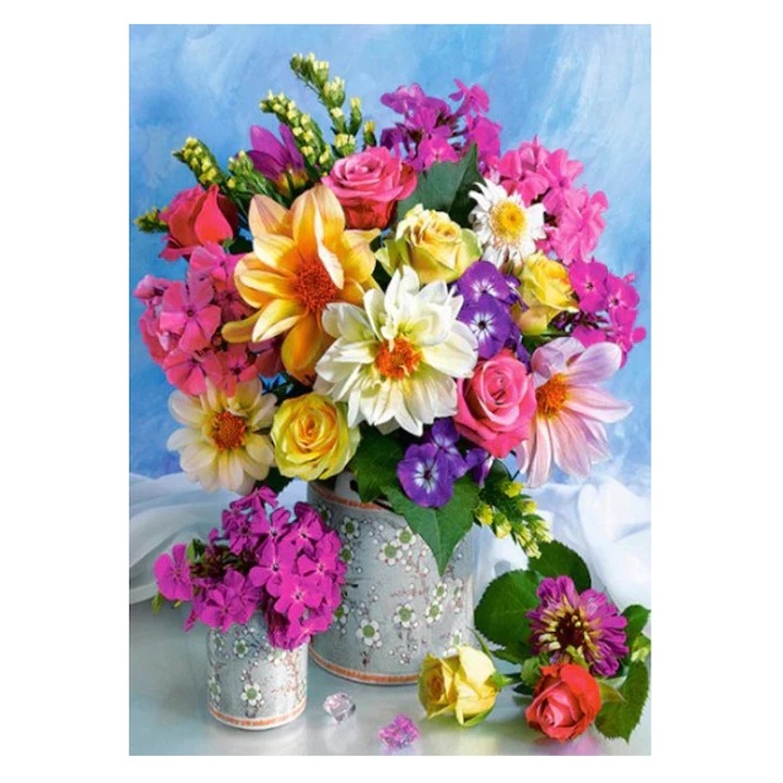Set de Broderie Diamant 5D, Pictura Autocolanta, Multicolor, 30x40cm