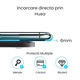 Incarcator Wireless Fast Charger Comari® Glass, Incarcare Rapida 15W, Invelis Din Aluminiu Si Sticla 2.5D, Compatibil Iphone, Samsung, Huawei, Android Si Dispozitivele Cu Functia QI, Negru