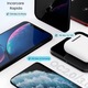 Incarcator Wireless Fast Charger Comari® Glass, Incarcare Rapida 15W, Invelis Din Aluminiu Si Sticla 2.5D, Compatibil Iphone, Samsung, Huawei, Android Si Dispozitivele Cu Functia QI, Negru