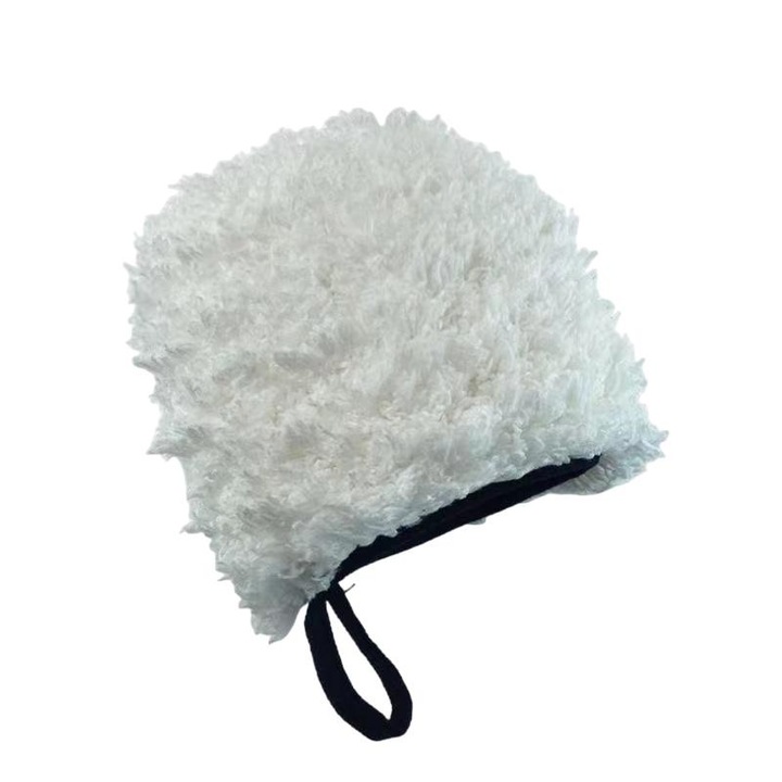 Manusa de spalat auto, microfibra, manevrare usoara, alb