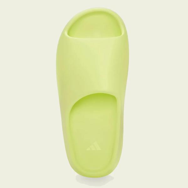 Papuci sport, Adidas, Yeezy Slide Glow Green, Verde Fosforescent