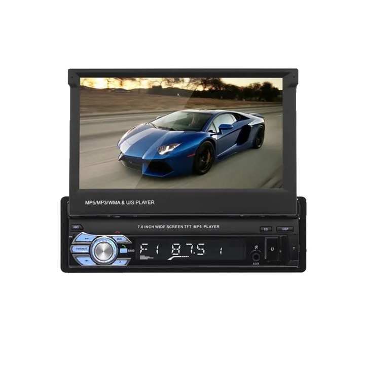 Multimedia player auto, Wireless, CarPlay, Negru