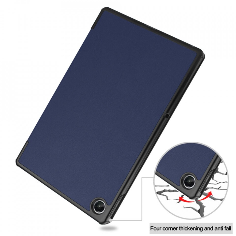 FANSONG Schutzhülle Für Lenovo Tab M10 Gen 3 (2022) – 10,1 Zoll, Mit Auto Wake/Sleep, Verstellbarem Winkel, Hartem PC & Leder, Schlankes Design