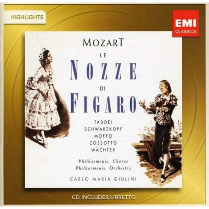W. A. Mozart - Le Nozze Di Figaro-Highlight (CD)
