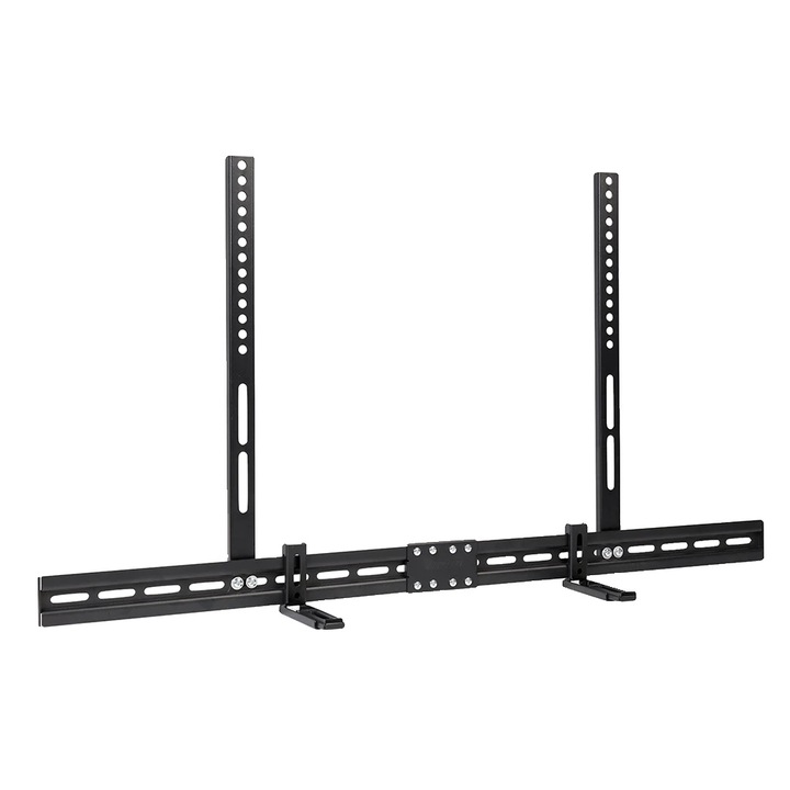 Suport universal pentru soundbar, negru, 83x44.5cm, capacitate 6kg