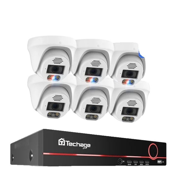 Kit supraveghere, 1080P, multicolor