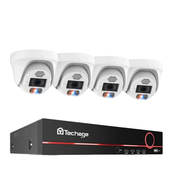Kit - Sistem Supraveghere Video 4k HIKVISION - 2 camere 4k 8MP - HDD inclus