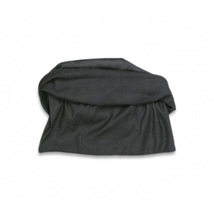 Fular sport barbatesc, de tip tub, Albainox Barbaric, elastic, negru, One Size