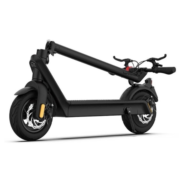 Trotineta Electrica Pliabila, Bluetooth, 10 inch, Motor 1100 W, Autonomie maxima 100 km, Viteza maxima 40 km/h, Baterie Detasabila, Neagra