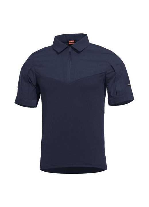 Camasa barbateasca, Pentagon, maneca scurta, poliester, S, Albastru, S