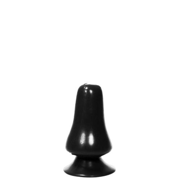 Вибратор All Black, TPR, 15x8x8 см, Черен