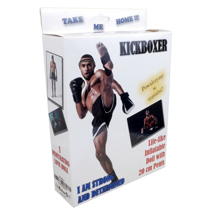 Надуваема секс кукла, Kickboxer, мъжка, вертикална позиция, 165см