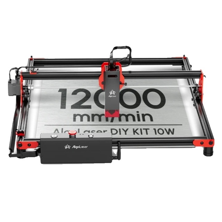 Dispozitiv gravura laser pentru lemn/otel, 90 W, 110V-240V, Rosu/Negru