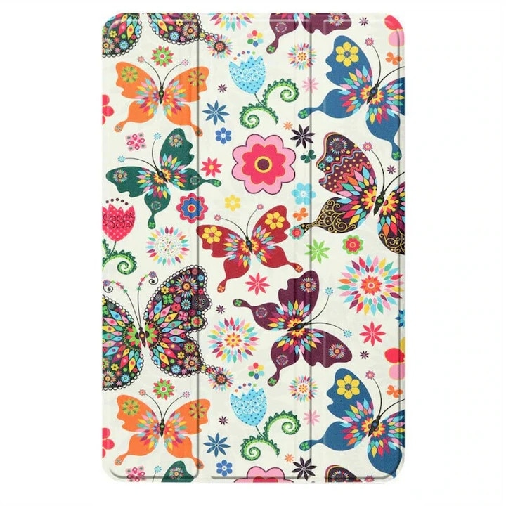 Husa tableta pentru Honor Pad X9 / Pad X8 Pro cu suport Multi-Unghi si functie Sleep/Wake, SKYDDAR FoldVision Colour - Butterfly