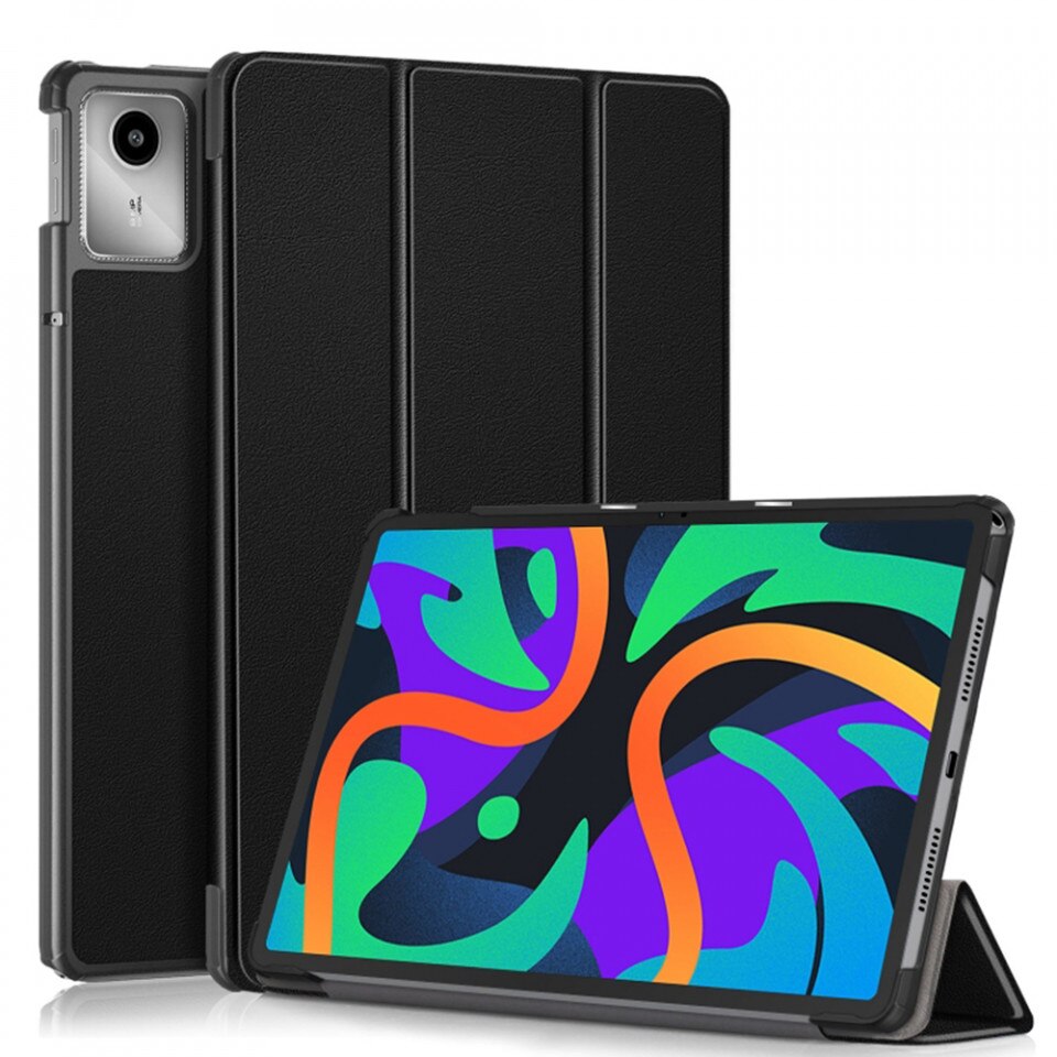 Husa tableta pentru Lenovo Tab M11 cu suport Multi-Unghi si functie Sleep/Wake, SKYDDAR FoldVision - Negru