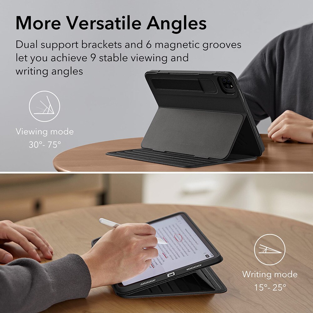 Husa pentru iPad Air 4 (2020) / Air 5 (2022) / Air 6 (2024) - ESR Shift Magnetic - Negru