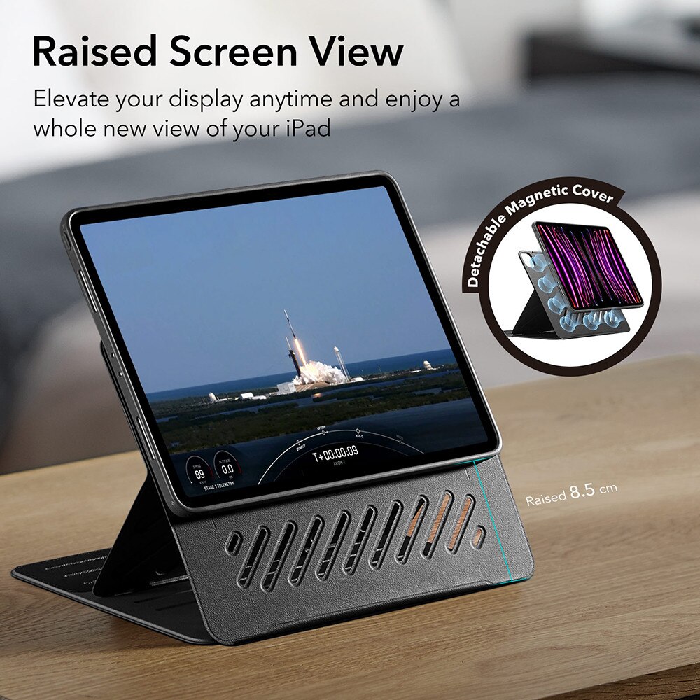 Husa pentru iPad Air 4 (2020) / Air 5 (2022) / Air 6 (2024) - ESR Shift Magnetic - Negru
