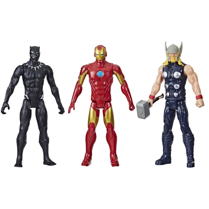 Set 3 figurine Marvel Avengers Titan Hero Series, Multicolor