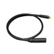 Cablu motor 250/350/500/750w Julet, mufa 9 pini waterproof, 160cm, CUS7OMind, bicicleta electrica, montare universala, Black