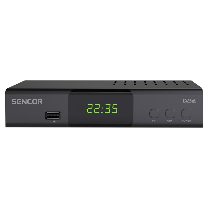 Sencor SDB 5007T DVB-T vevőkészülék, fekete