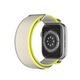 Curea Trail compatibila cu Apple Watch Ultra3/Ultra 2/Ultra/SE3/SE2/SE/11/10/9/8/7/6/5/4/3/2/1 - 42/44/45/46/49 MM CASEY STUDIOS™, Ajustabila, Respirabila, Material Textil, Bej