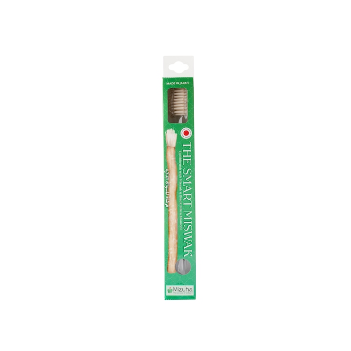 Miswak fogkefék, puha kúpos kefék, csak víz, japán