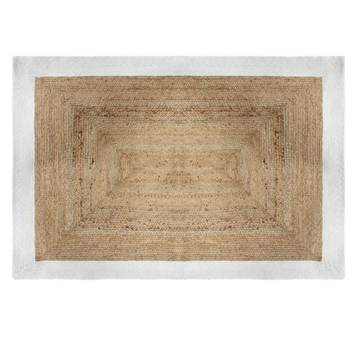 Covor dreptunghiular din iuta, 120 x 170 cm