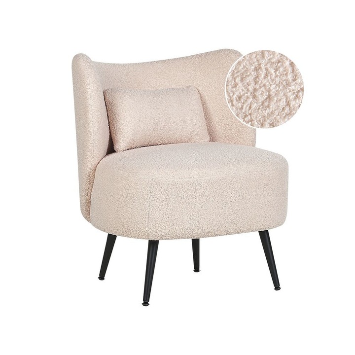 Bézs bukléfotel Otsby