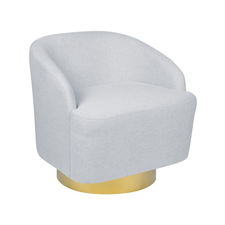 Világosszürke fotel Lavik