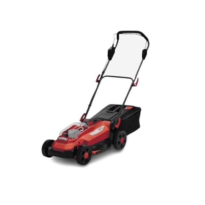 Masina de tuns iarba pe acumulator (fara acumulator si incarcator) brushless Solo RDP-BLM20, 33 cm, capacitate cos colector 35 l, Raider Garden Tools 075343