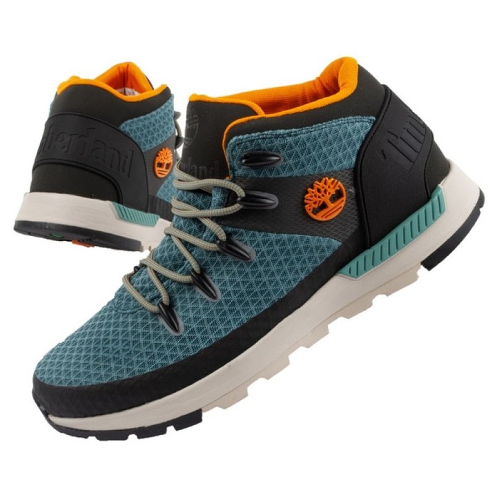 Ghete barbati, Timberland, Sintetic/Textilsadzxf, Albastru