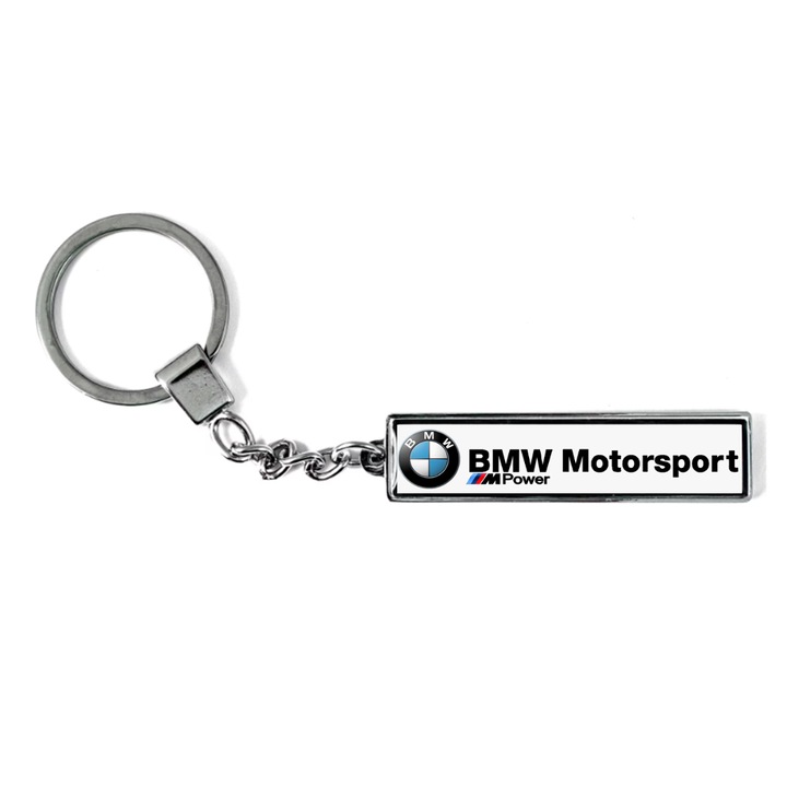 Breloc metalic Auto model Bmw Motorsport, Betaprint, Argintiu